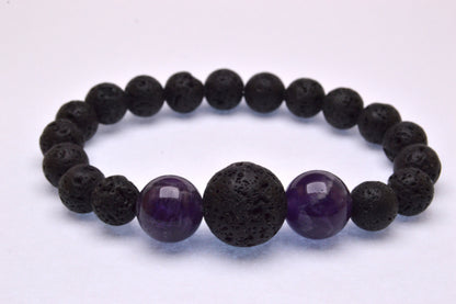 Gemstones w/ Lava Bracelet
