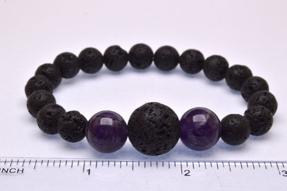 Gemstones w/ Lava Bracelet