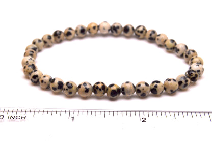 Dalmatian Stone Bracelet