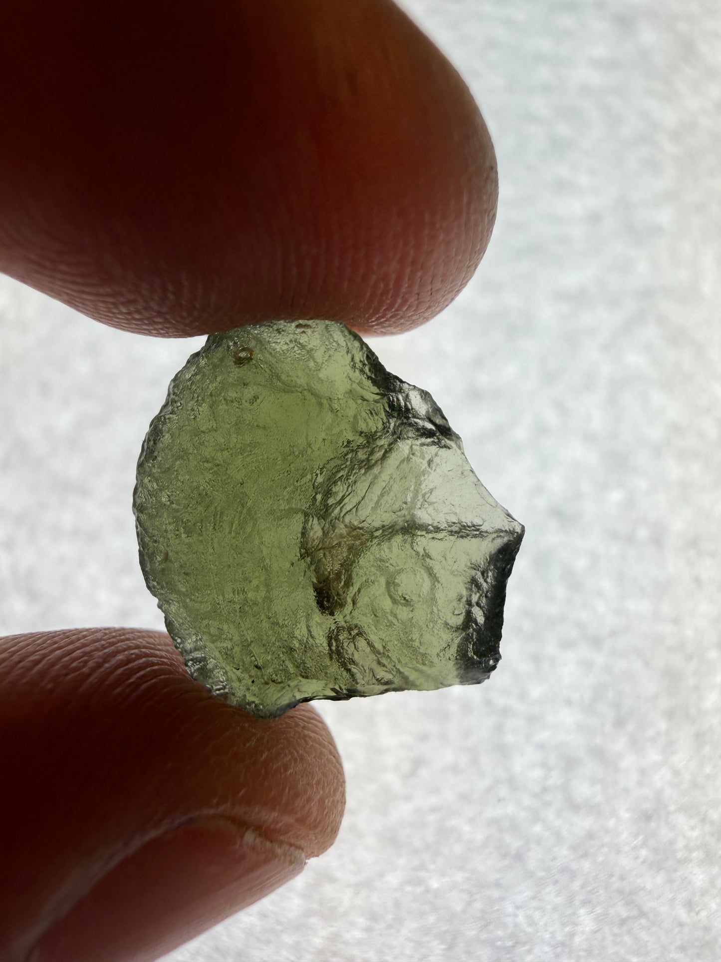 Raw Moldavite Tektite (1.5g)