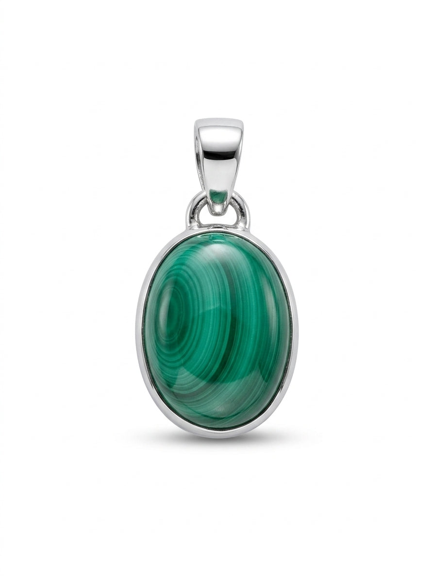 .925 Sterling Silver Gemstone Pendant