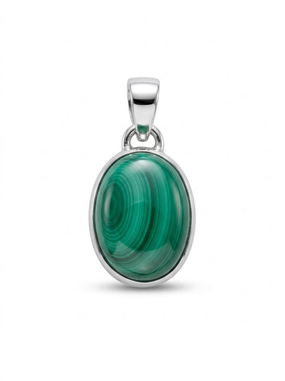 .925 Sterling Silver Gemstone Pendant