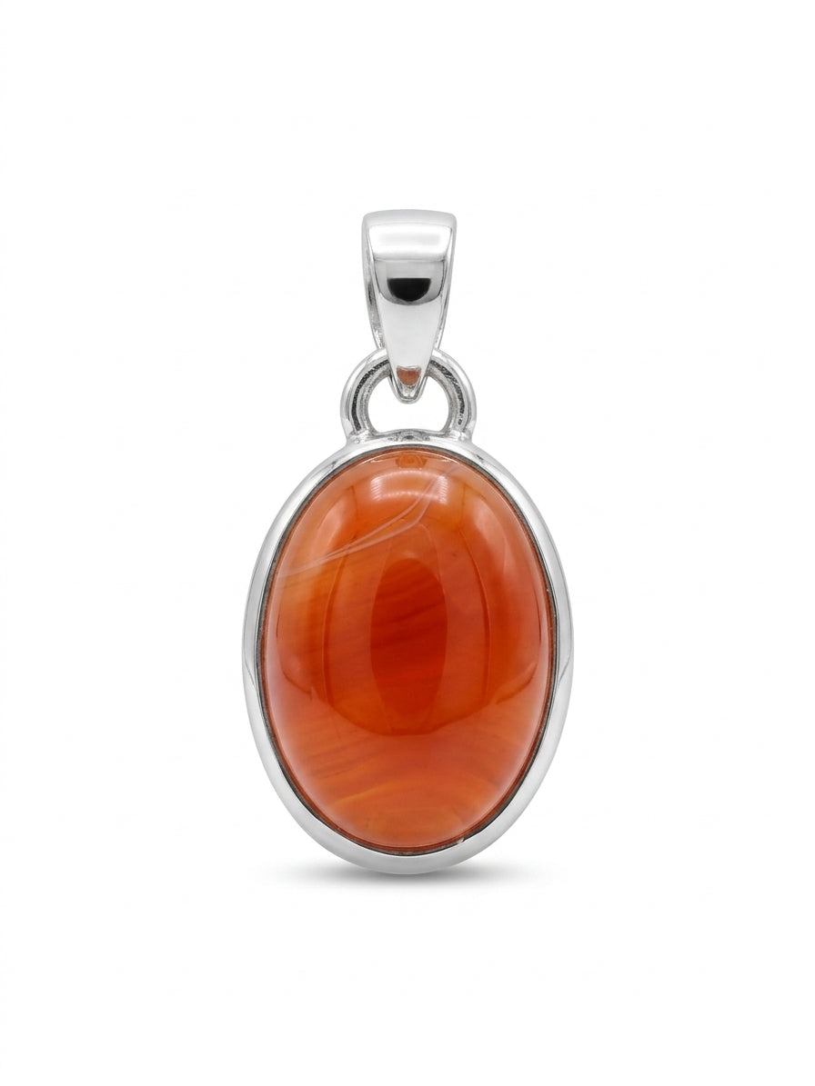 .925 Sterling Silver Gemstone Pendant