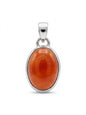 .925 Sterling Silver Gemstone Pendant