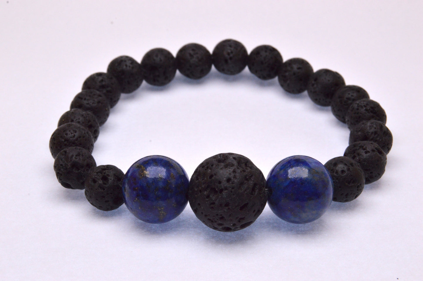 Gemstones w/ Lava Bracelet