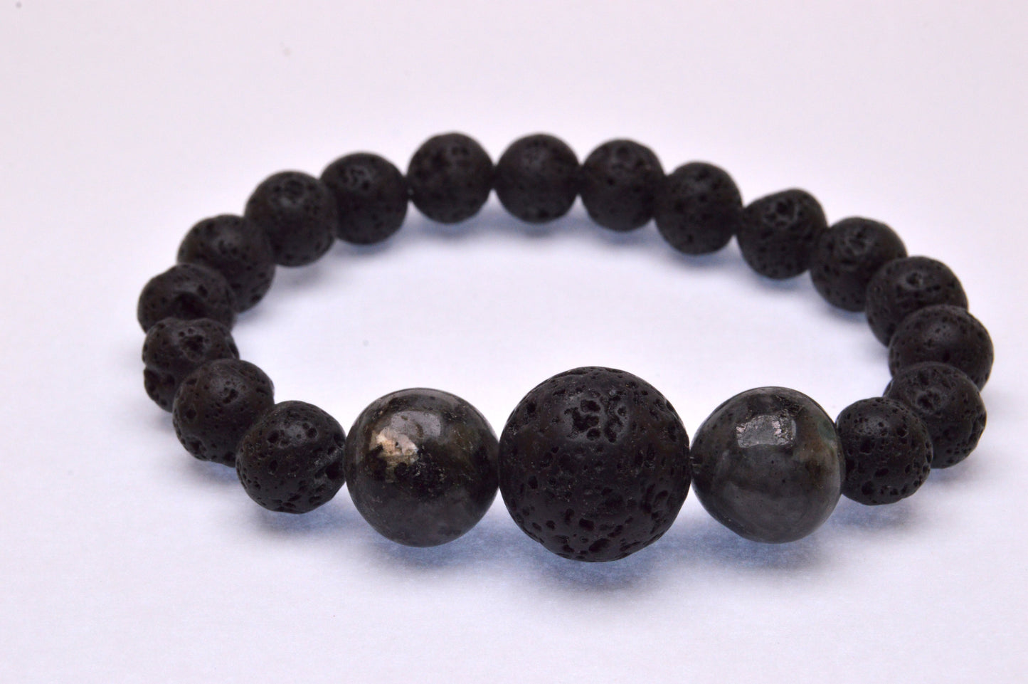 Gemstones w/ Lava Bracelet