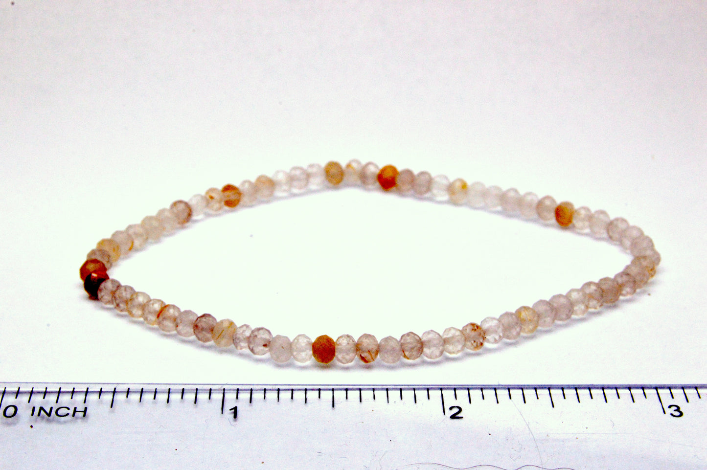 Rutilated Quartz Faceted Bracelet