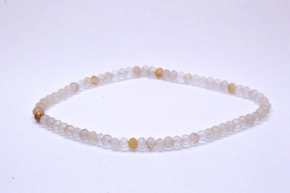 Rutilated Quartz Faceted Bracelet