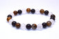 Tigers Eye, Obsidian, and Selenite Bracelet