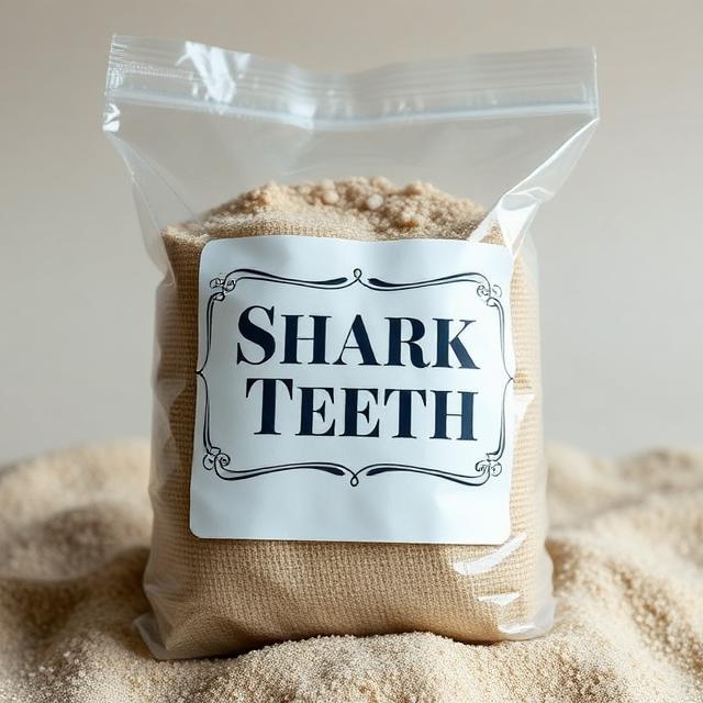 Shark Teeth Mining Bags