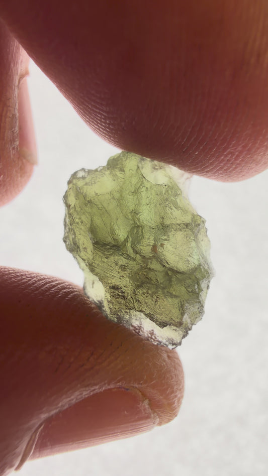 Raw Moldavite Tektite (1.2g)