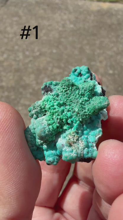 Chrysocolla pseudomorph after Malachite after Azurite