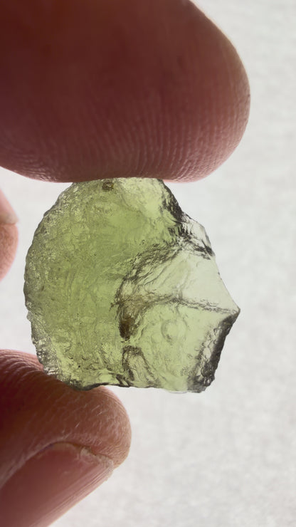Raw Moldavite Tektite (1.5g)