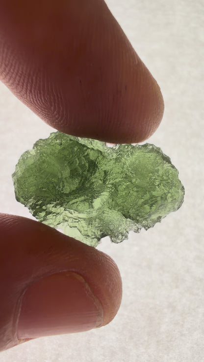 Raw Moldavite Tektite (3.4g)